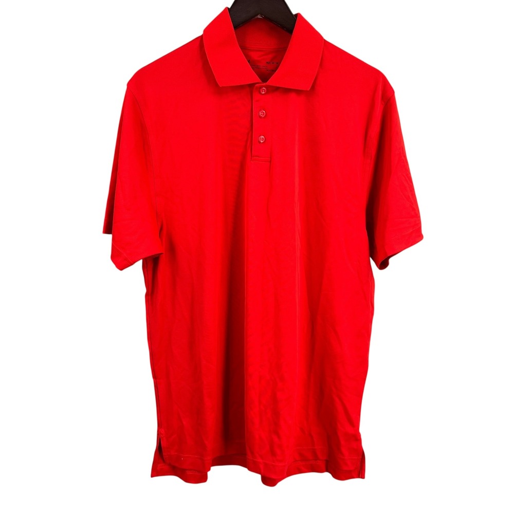 Under Armour HeatGear Polo Shirt Red Men's Medium NWT Golf Performance